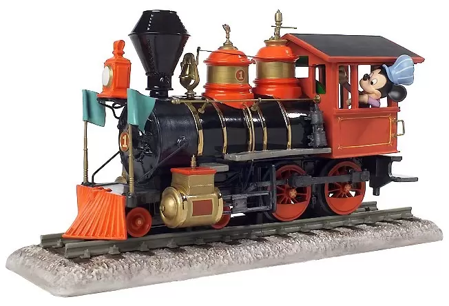 Walt Disney Classic Collection WDCC - Mickey Mouse And C K Holliday I Have Always Loved Trains