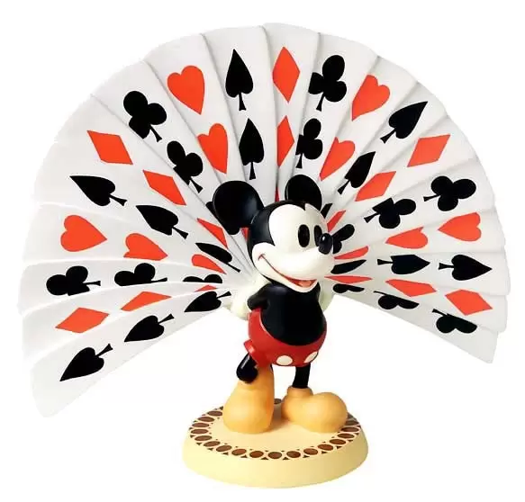 Walt Disney Classic Collection WDCC - Mickey Mouse Playing Card Plumage