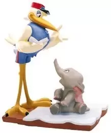 Walt Disney Classic Collection WDCC - Mr Stork And Dumbo Bundle Of Joy