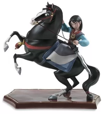 Walt Disney Classic Collection WDCC - Mulan and Khan Triumphant