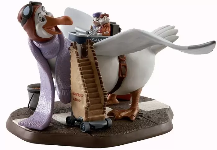Walt Disney Classic Collection WDCC - Orville, Bernard and Miss Bianca Cleared for Take Off
