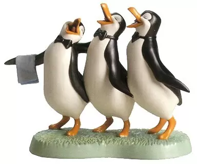 Walt Disney Classic Collection WDCC - Penguin Trio Anything For You Mary poppins