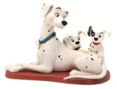Walt Disney Classic Collection WDCC - Perdita with Patch & Puppy Patient Perdita