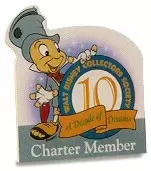 Walt Disney Classic Collection WDCC - Plaque Ten Year Charter Member