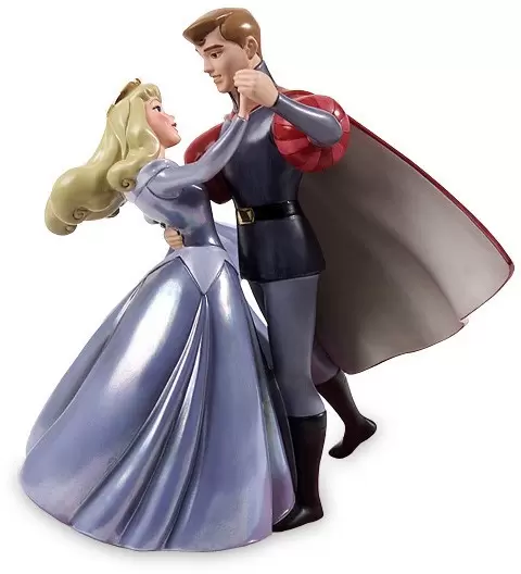 Walt Disney Classic Collection WDCC - Princess Aurora and Prince Phillip A Dance in the Clouds Blue