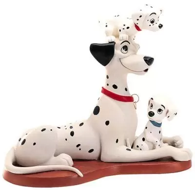 Walt Disney Classic Collection WDCC - Proud Pongo with Pepper & Penny
