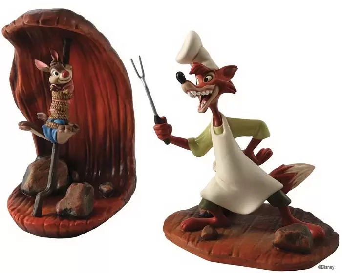 Walt Disney Classic Collection WDCC - Rabbit and Brer Fox Cooking Up a Plan