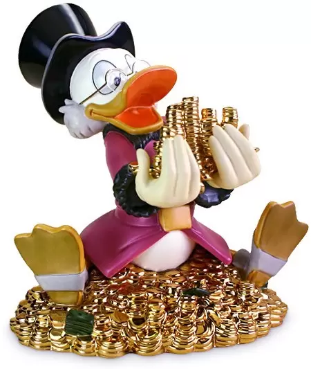 Walt Disney Classic Collection WDCC - Scrooge McDuck Money ! Money ! Money !