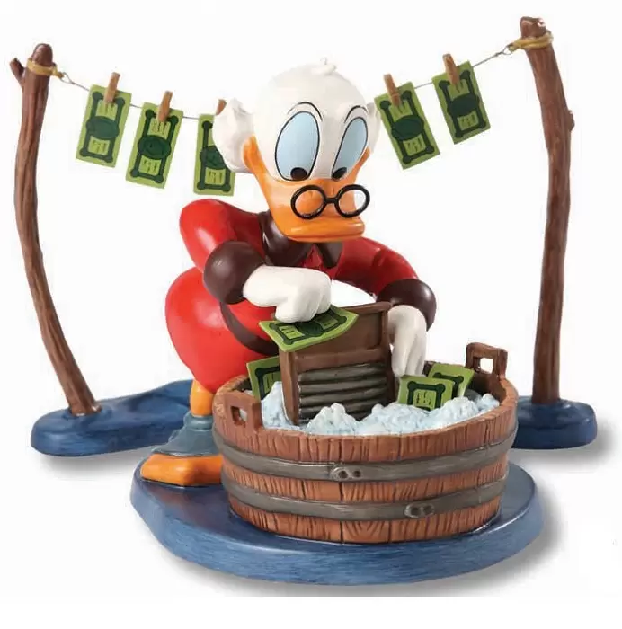 Walt Disney Classic Collection WDCC - Uncle Scrooge Laundry Day