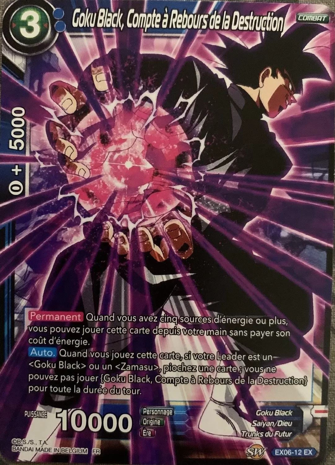 Expansion Set - Premium Pack [EX06] - Goku Black, Compte à rebours de la Destruction