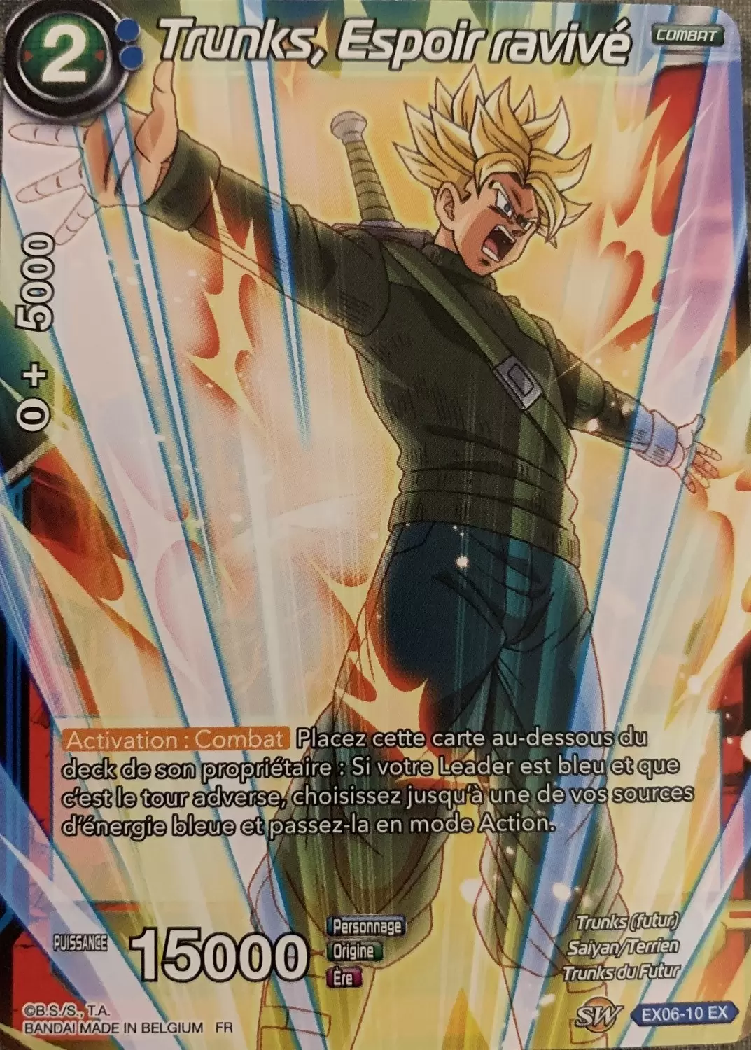 Expansion Set - Premium Pack [EX06] - Trunks, Espoir ravivé