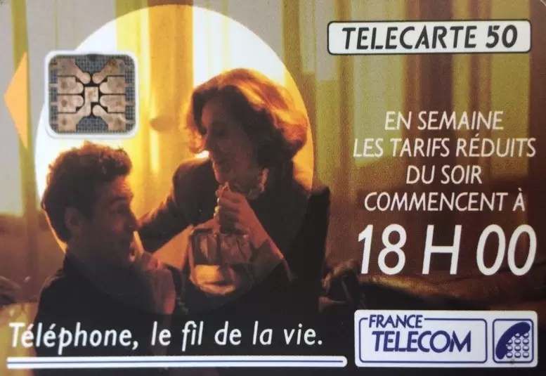 Télécartes - Téléphone, le fil de la vie T50