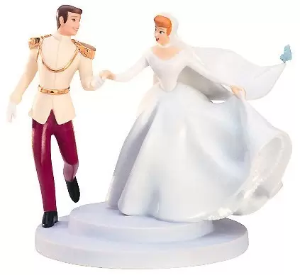 Walt Disney Classic Collection WDCC - Cinderella And Prince Charming Cake Topper Fairy Tale Wedding