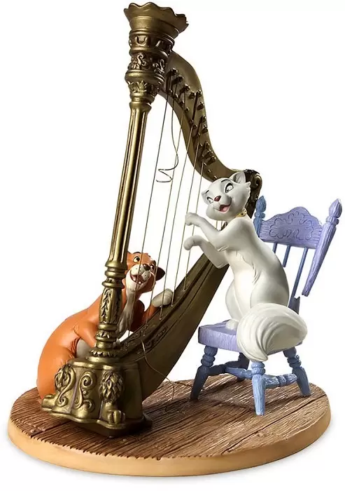 Walt Disney Classic Collection WDCC - Duchess and O\'Malley Plucking The Heart Strings