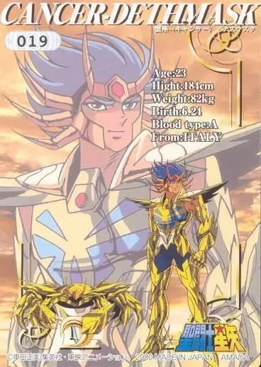 Amada  Card - Cancer Dethmask