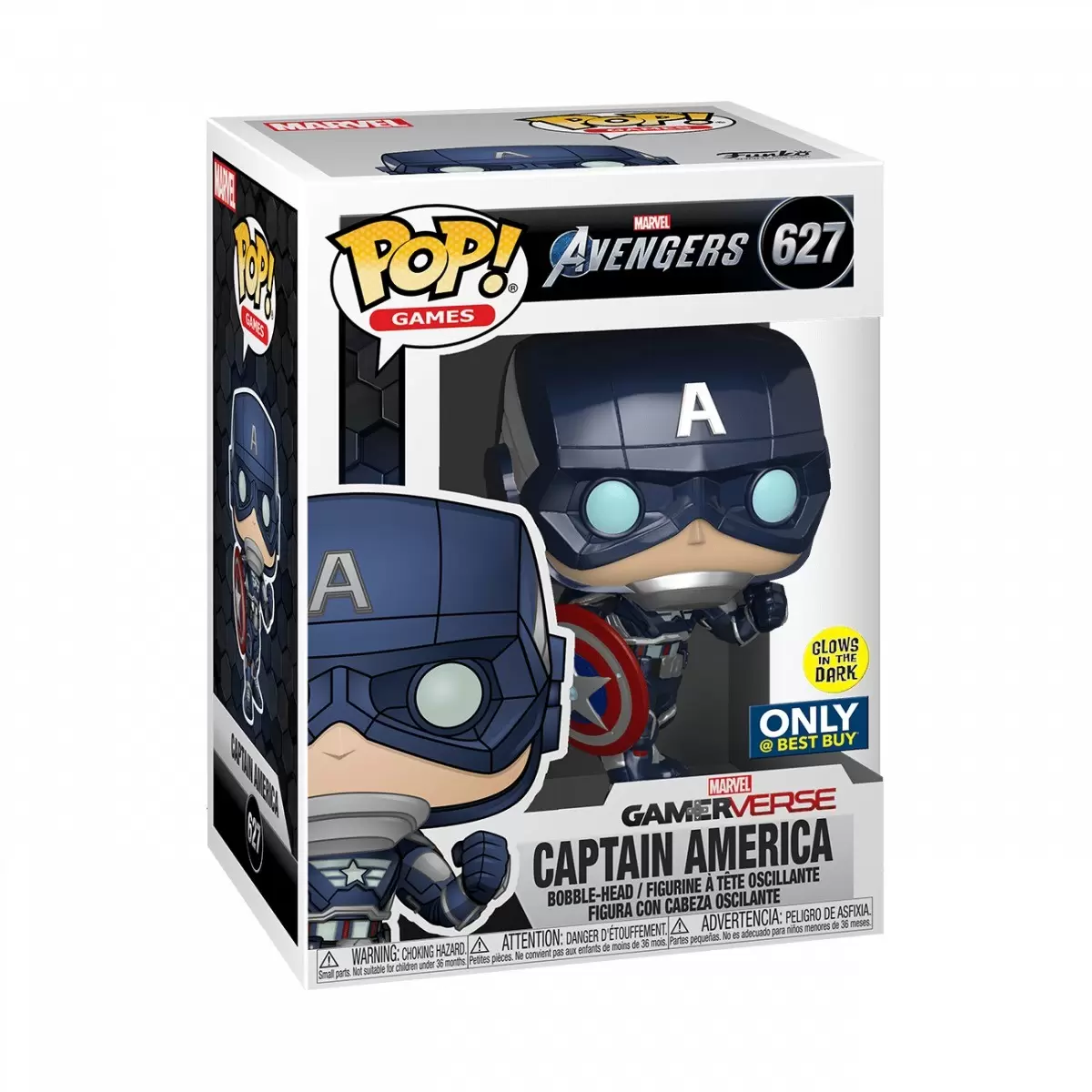 POP! Games - Avengers Gamerverse - Captain America GITD