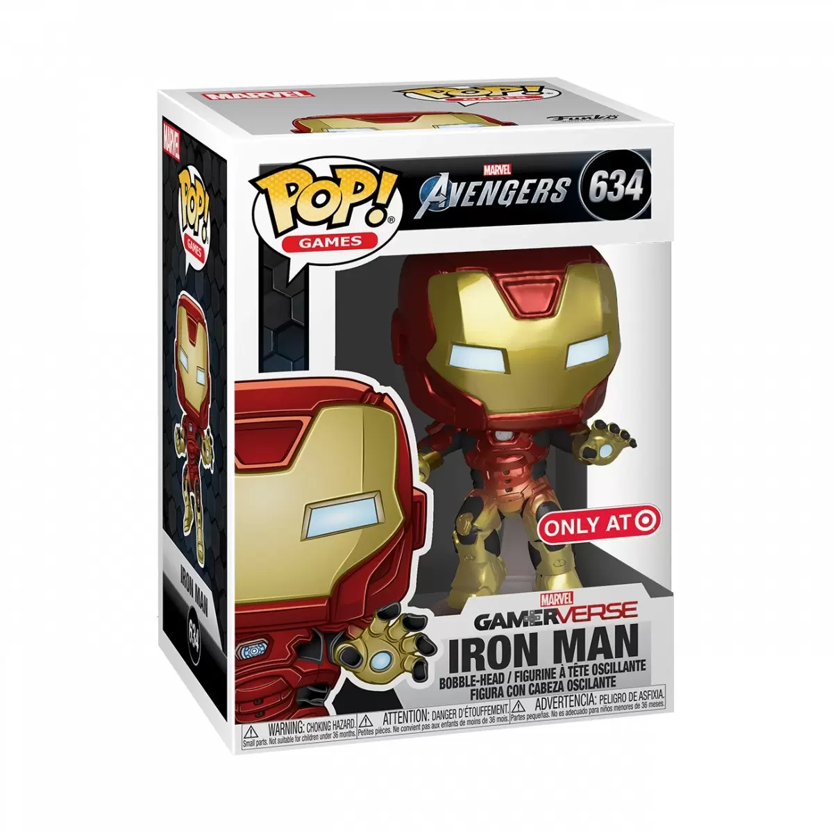 POP Funko Avengers 634 Iron Man Gamerverse Sticker Special Edition