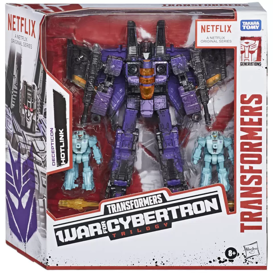 Transformers War for Cybertron Trilogy - War for Cybertron Trilogy -  Decepticon Hotlink Netflix