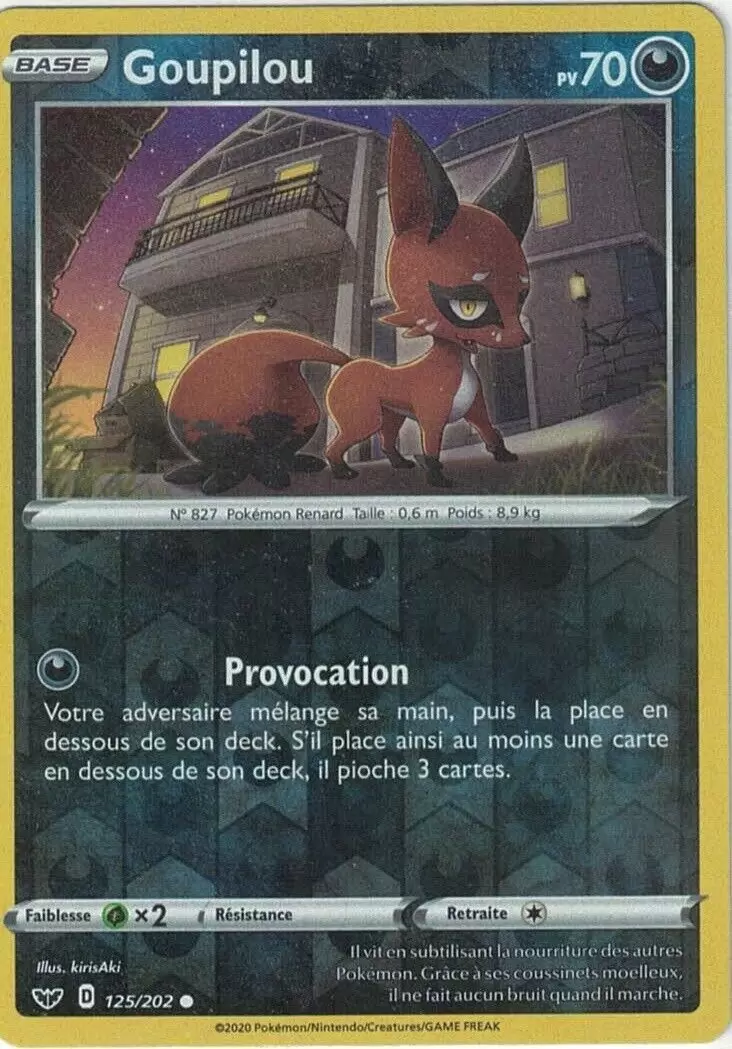 Épée et Bouclier - Goupilou Reverse