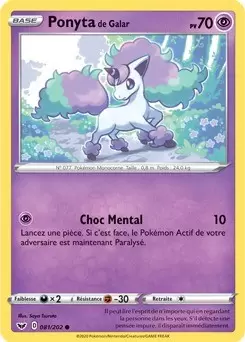 Épée et Bouclier - Ponyta de Galar