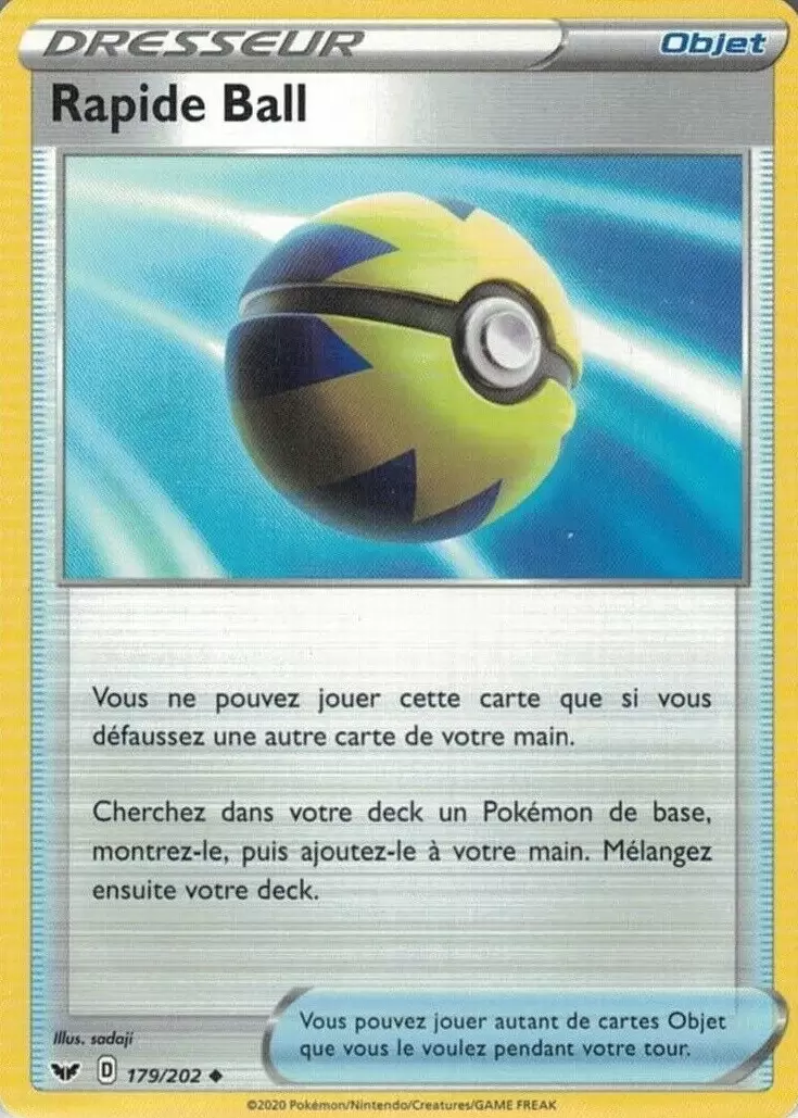 Épée et Bouclier - Rapide Ball