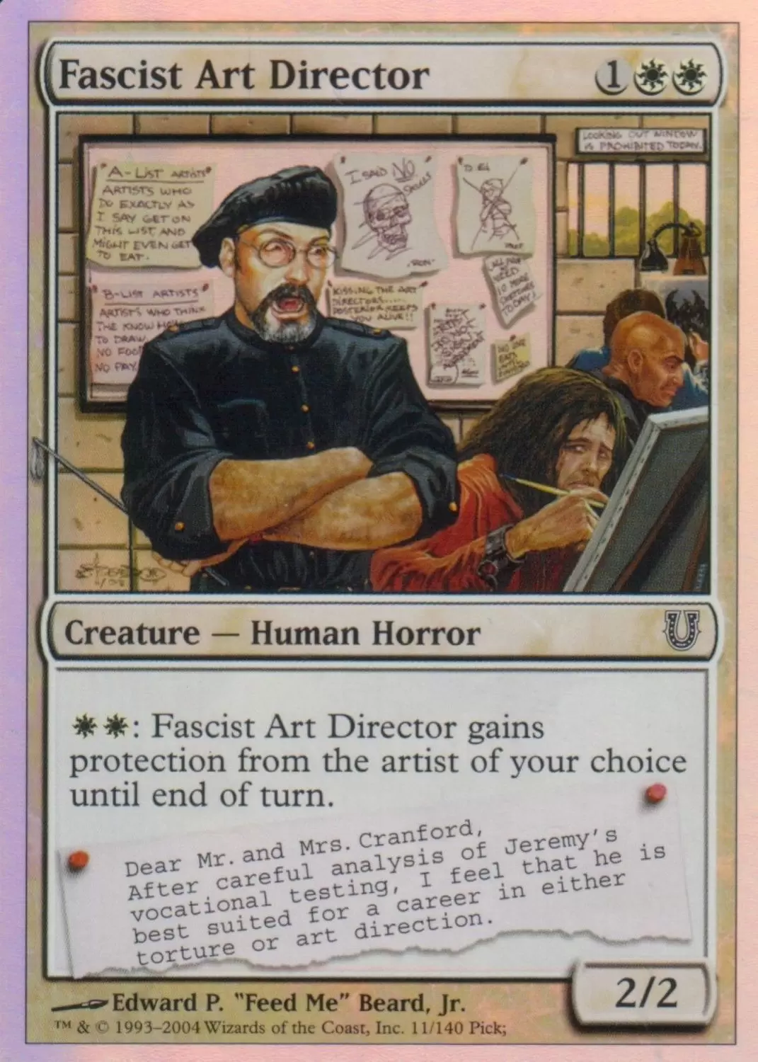 Unhinged - Directeur artistique fasciste Foil