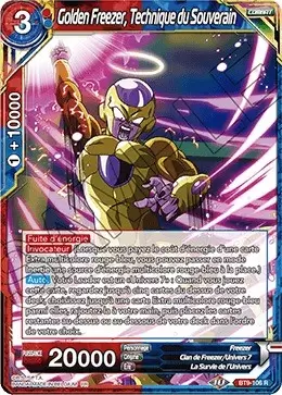 Universal Onslaught [BT9] - Golden Freezer, Technique du Souverain