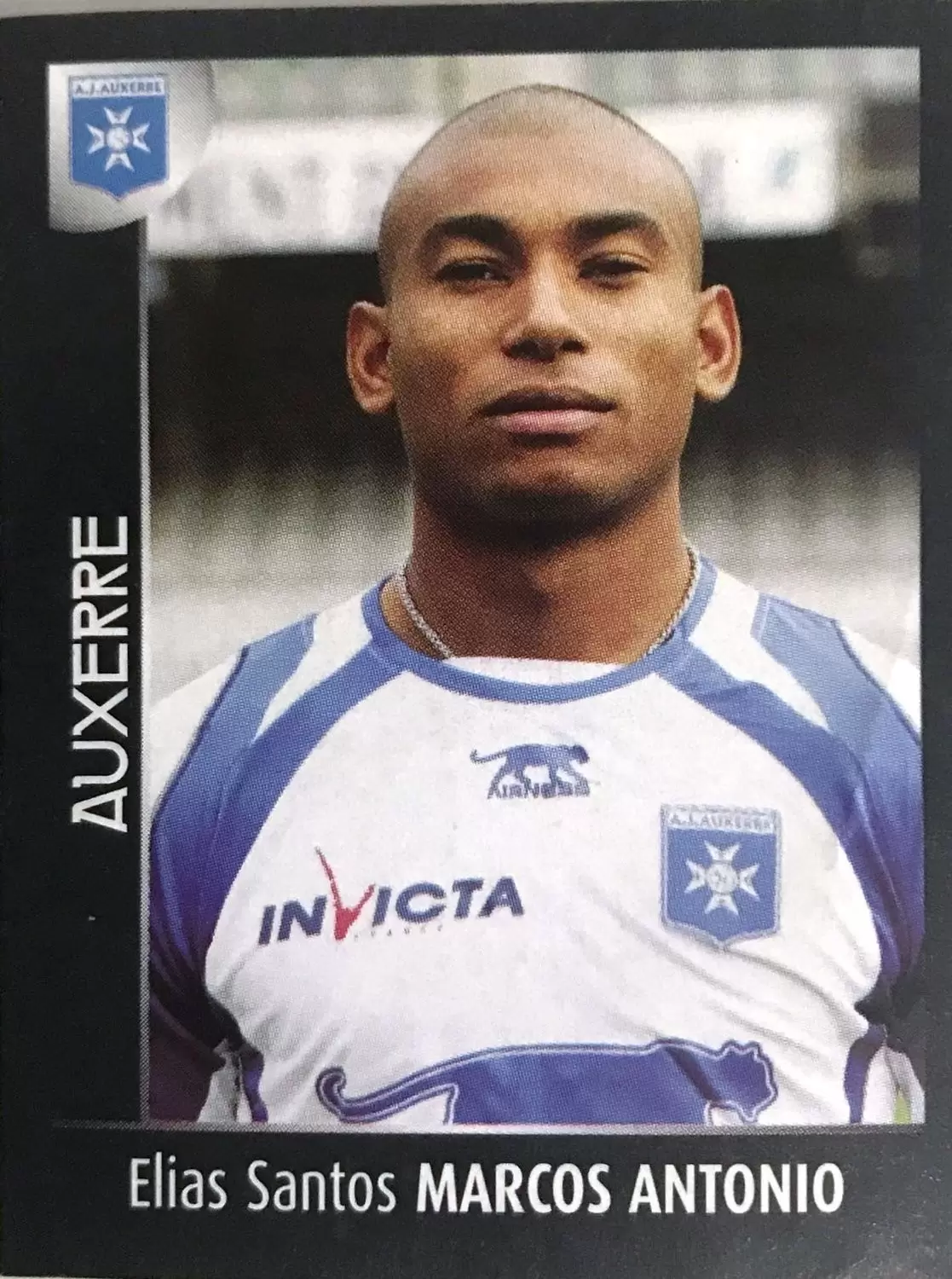 Foot 2008 - Championnat de France de L1 et L2 - Elias Santos Marcos Antonio - Auxerre