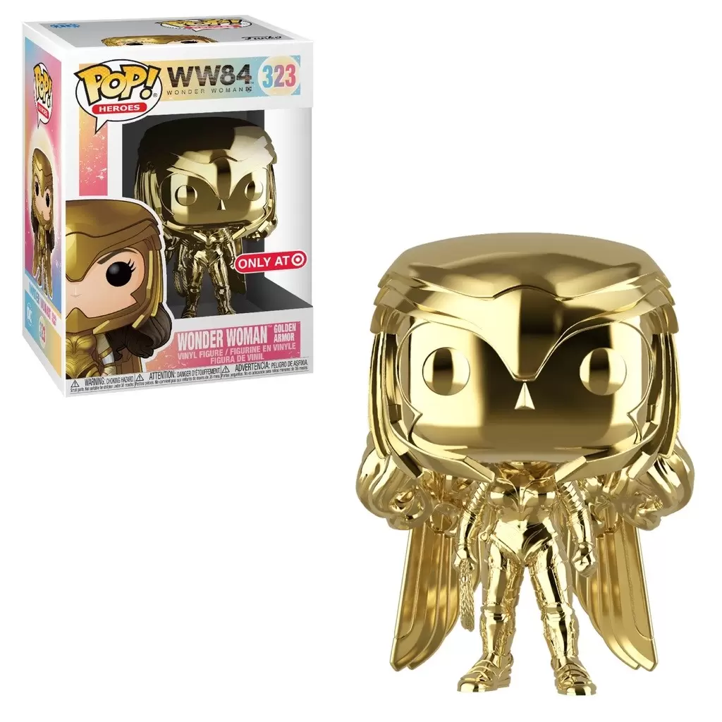 POP! Heroes - Wonder Woman 1984 - Wonder Woman Golden Armor Chrome