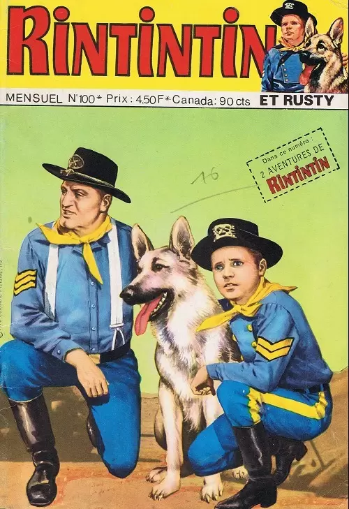 Rin Tin Tin & Rusty (2ème Série) - Eau de feu et poudre d\'or
