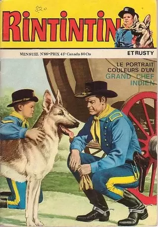 Rin Tin Tin & Rusty (2ème Série) - Les comanches déterrent la hache de guerre