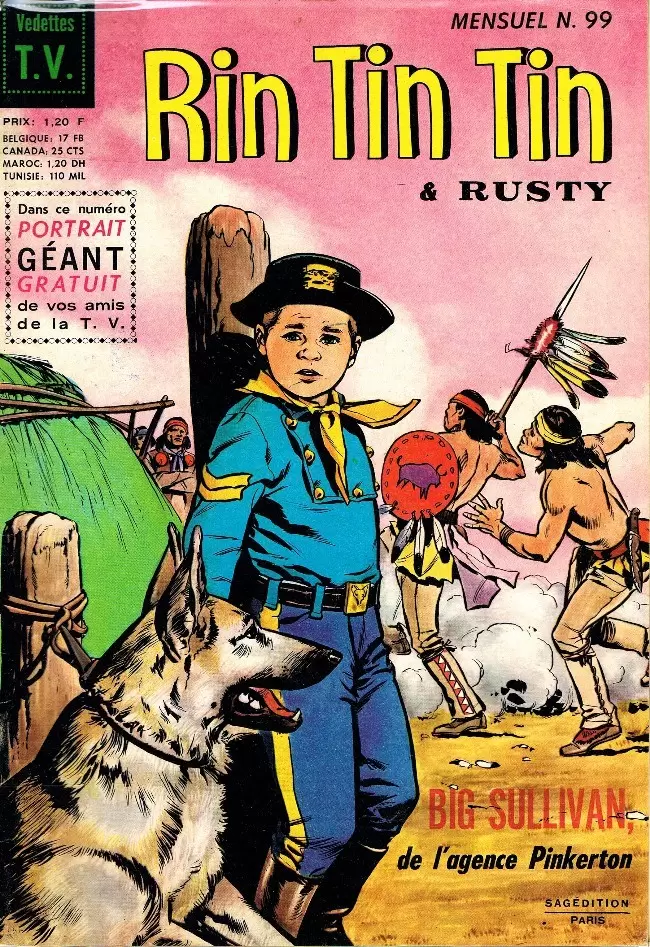 Rin Tin Tin et Rusty (1ère Série ) - Big Sullivan, de l\'agence Pinkerton