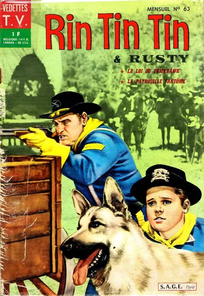 Rin Tin Tin et Rusty (1ère Série ) - La loi du Tomahawk