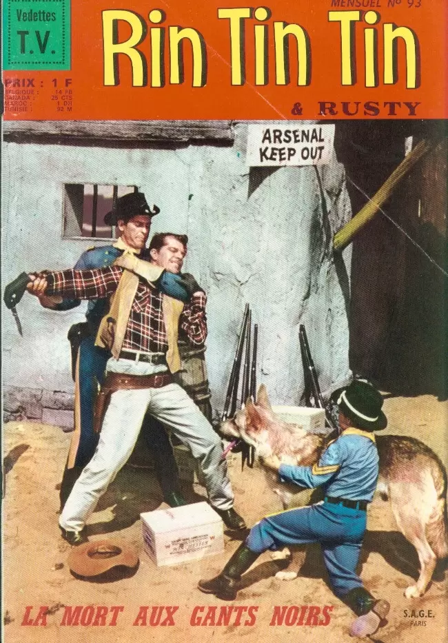 Rin Tin Tin et Rusty (1ère Série ) - La mort aux gants noirs