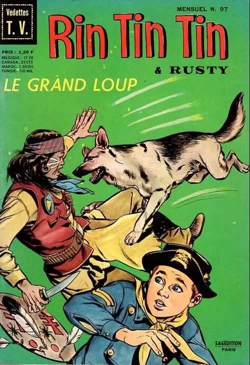 Rin Tin Tin et Rusty (1ère Série ) - Le grand loup
