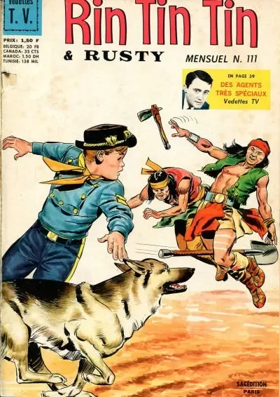 Rin Tin Tin et Rusty (1ère Série ) - Le peau-rouge aux deux visages
