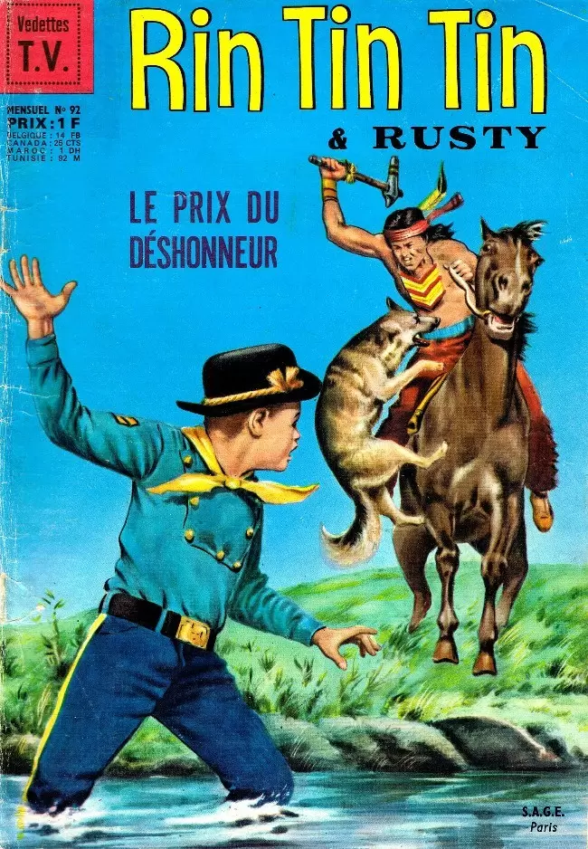 Rin Tin Tin et Rusty (1ère Série ) - Le prix du deshonneur