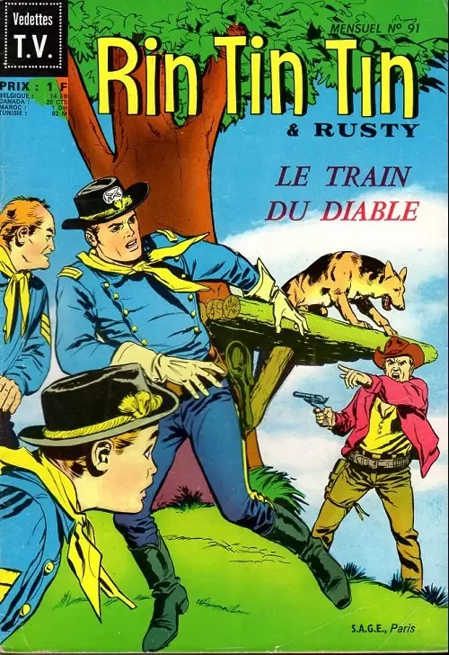 Rin Tin Tin et Rusty (1ère Série ) - Le train du diable