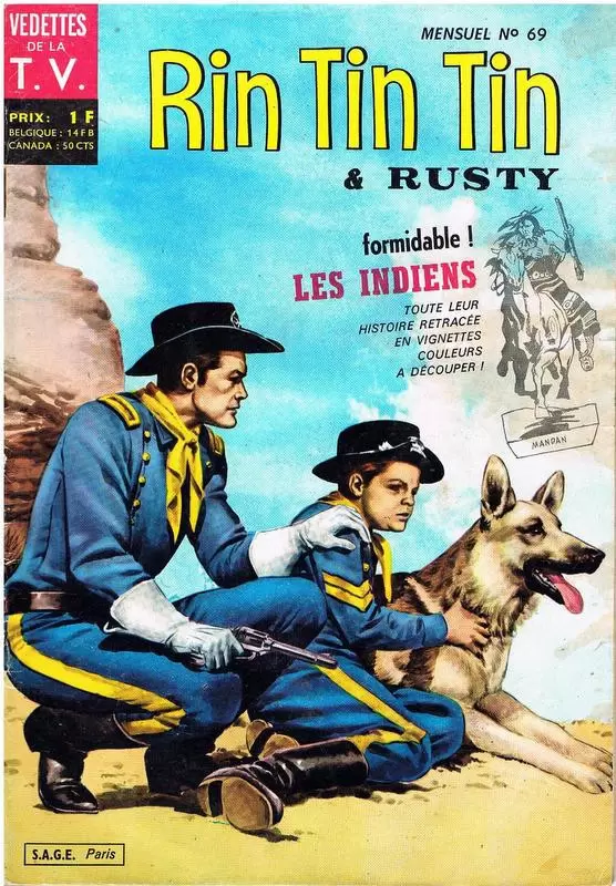 Rin Tin Tin et Rusty (1ère Série ) - Rin Tin Tin N°69