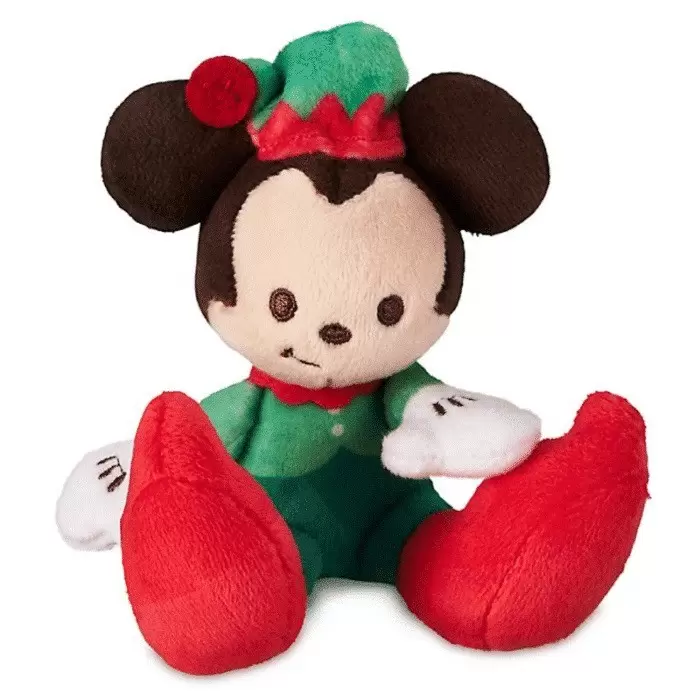 Disney Tiny Big Feet Plush - Christmas Mickey