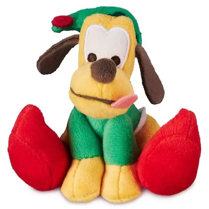 Disney Tiny Big Feet Plush - Christmas Pluto