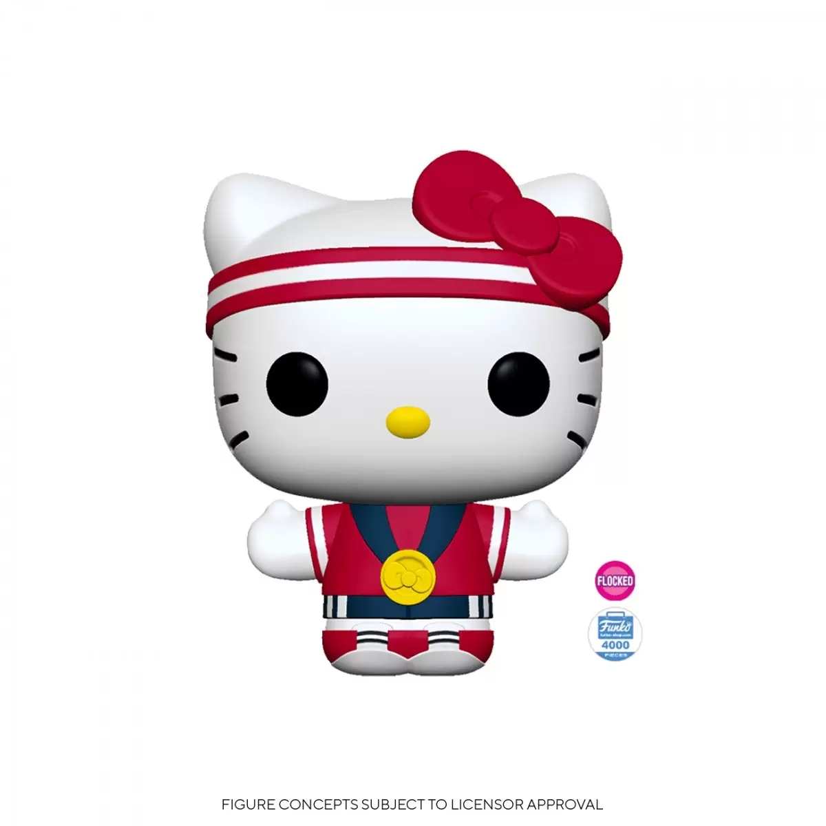 POP! Sanrio - Sanrio - Hello Kitty Gold Medal Flocked