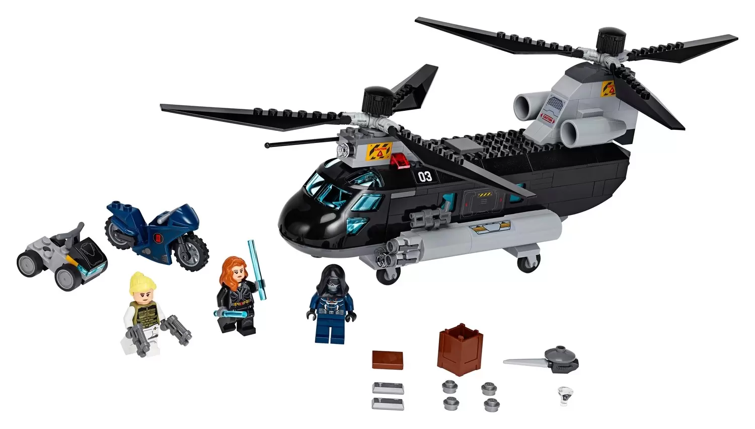 LEGO MARVEL Super Heroes - Black Widow\'s Helicopter Chase