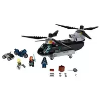 Black Widow's Helicopter Chase