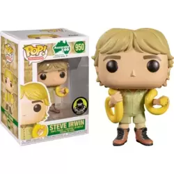 Crocodile Hunter - Steve Irwin with Snake