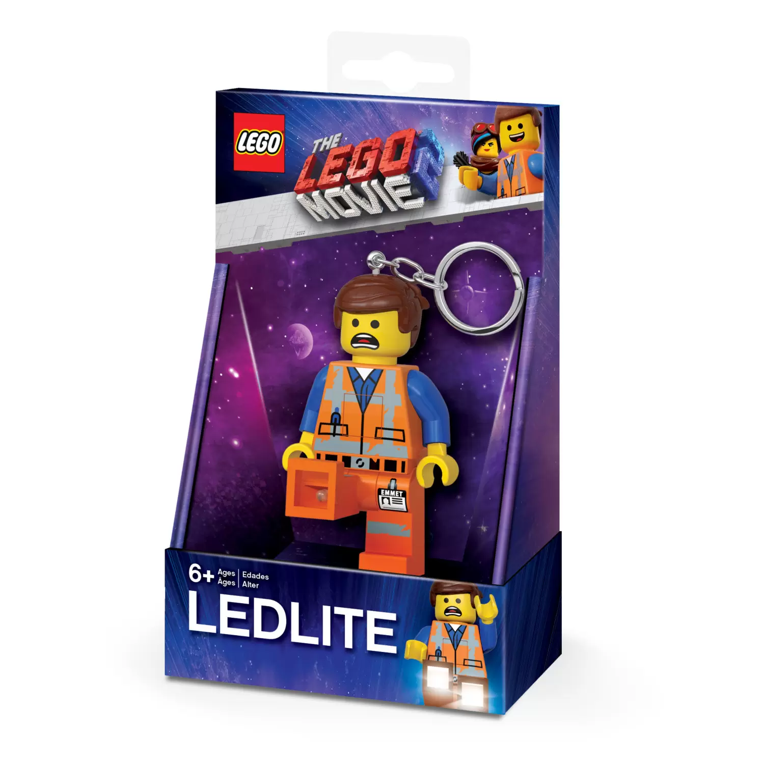 Porte-clés LEGO - LEGO Movie 2 - Emmet Ledlite
