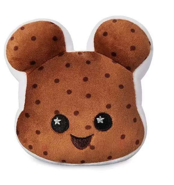 Disney Parks Wishables Plush - Mickey\'s Cookies \'N Cream Ice Cream Sandwich