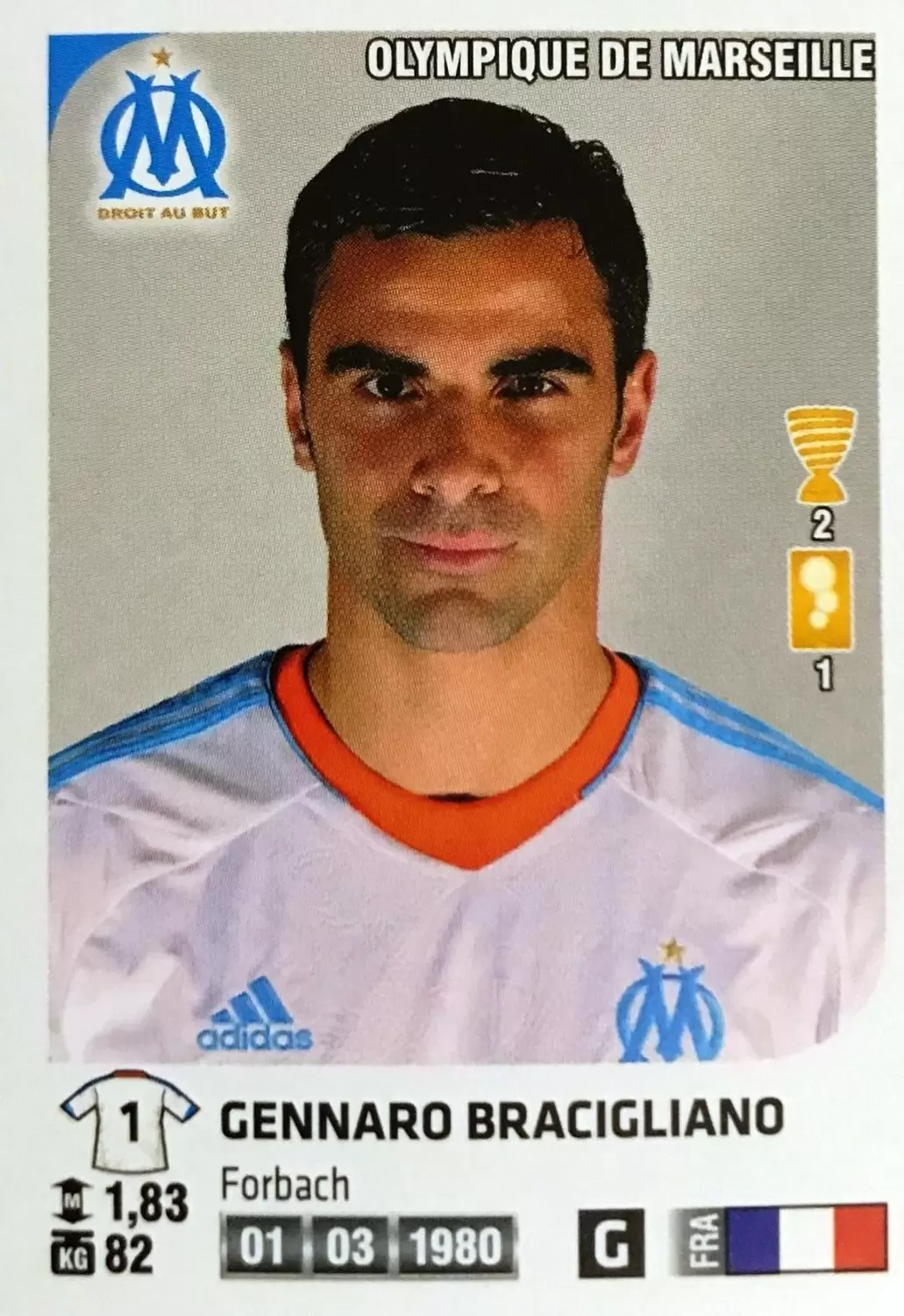 Foot 2012-13 - Gennaro Bracigliano - Olympique de Marseille