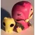 Pink Penguala with kitten