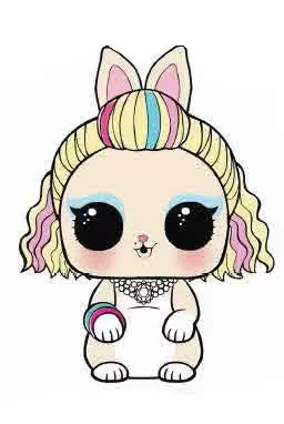 Lol Surprise - Glitter Globe Winter Disco Fluffy Pets - 80s Bunny